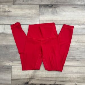 Lululemon Red Leggings